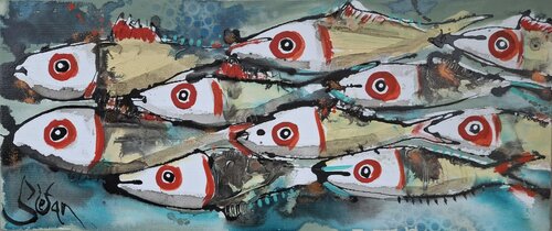 Green sea van Stefan Dimovski, Schilderij te koop op Singulart