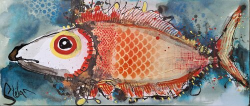 Red hunter von Stefan Dimovski, Malerei kaufen auf Singulart