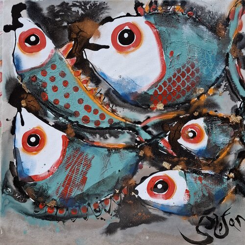 Diversity van Stefan Dimovski, Schilderij te koop op Singulart
