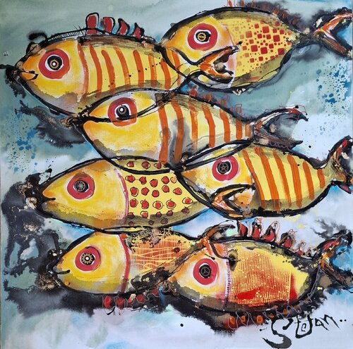 Summer heat van Stefan Dimovski, Schilderij te koop op Singulart