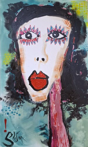 Looking at you di Stefan Dimovski, Pittura in vendita su Singulart