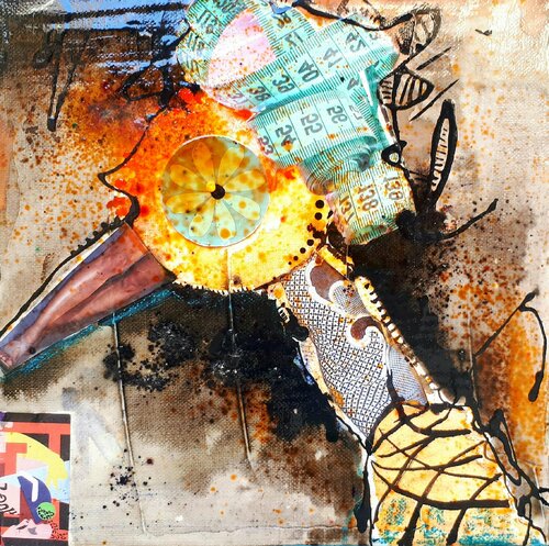 Bird head van Stefan Dimovski, Schilderij te koop op Singulart