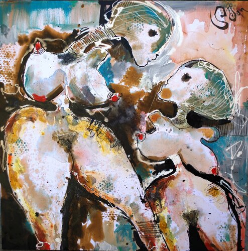 Conversation di Stefan Dimovski, Pittura in vendita su Singulart