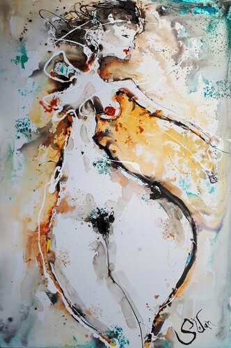 Nude ballerina di Stefan Dimovski, Pittura in vendita su Singulart