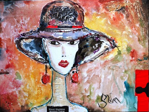 White cuban girl van Stefan Dimovski, Schilderij te koop op Singulart