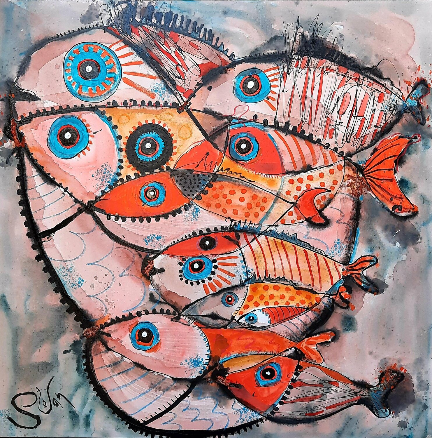 FLOCK OF FISH Stefan Dimovski