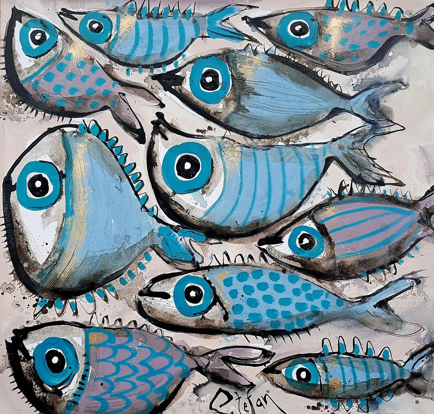 Dressed in blue Stefan Dimovski