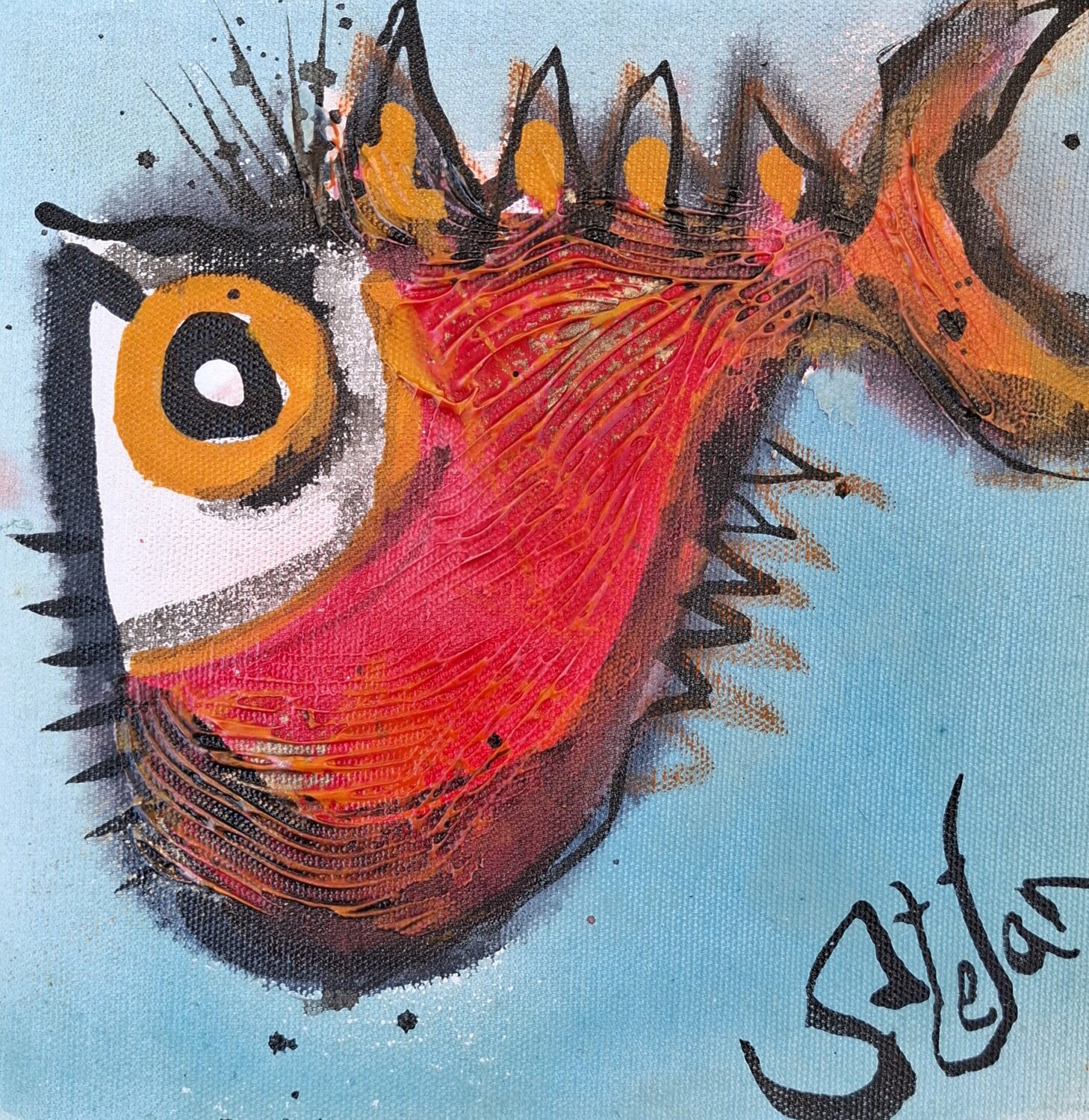 Red fish Stefan Dimovski