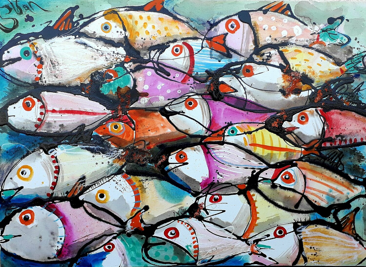 FLOCK OF FISH Stefan Dimovski