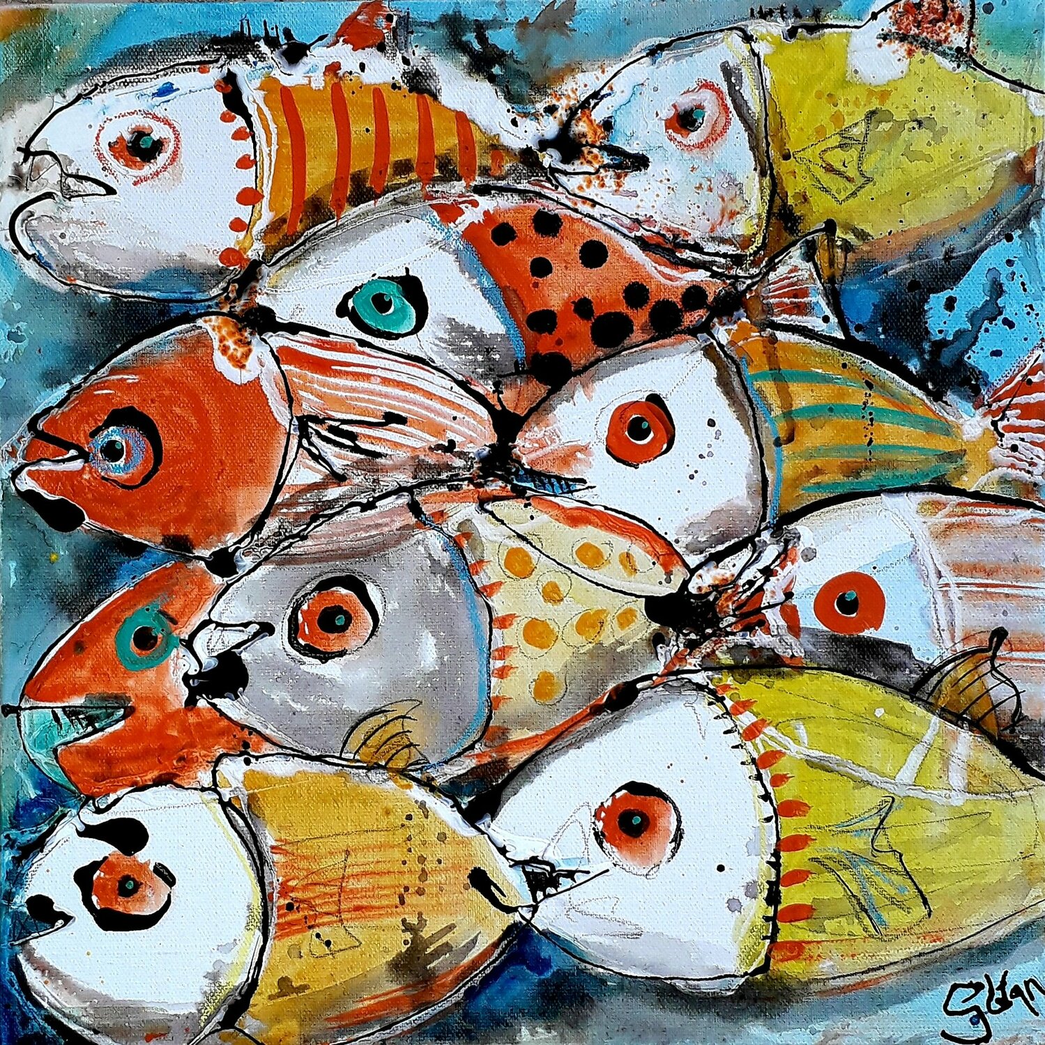 FLOCK OF FISH Stefan Dimovski