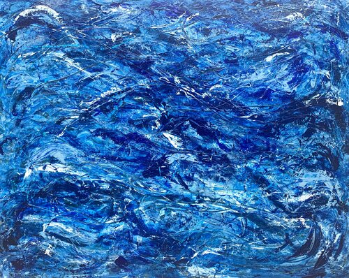 LET'S SWIM TOGETHER van Monica Maja Richardson, Schilderij te koop op Singulart