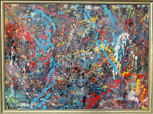 LOVING JACKSON by Monica Maja Richardson, Painting for Sale on Singulart