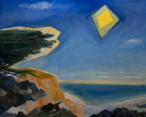 Soleil carré by Bertrand De Miollis, Painting for Sale on Singulart