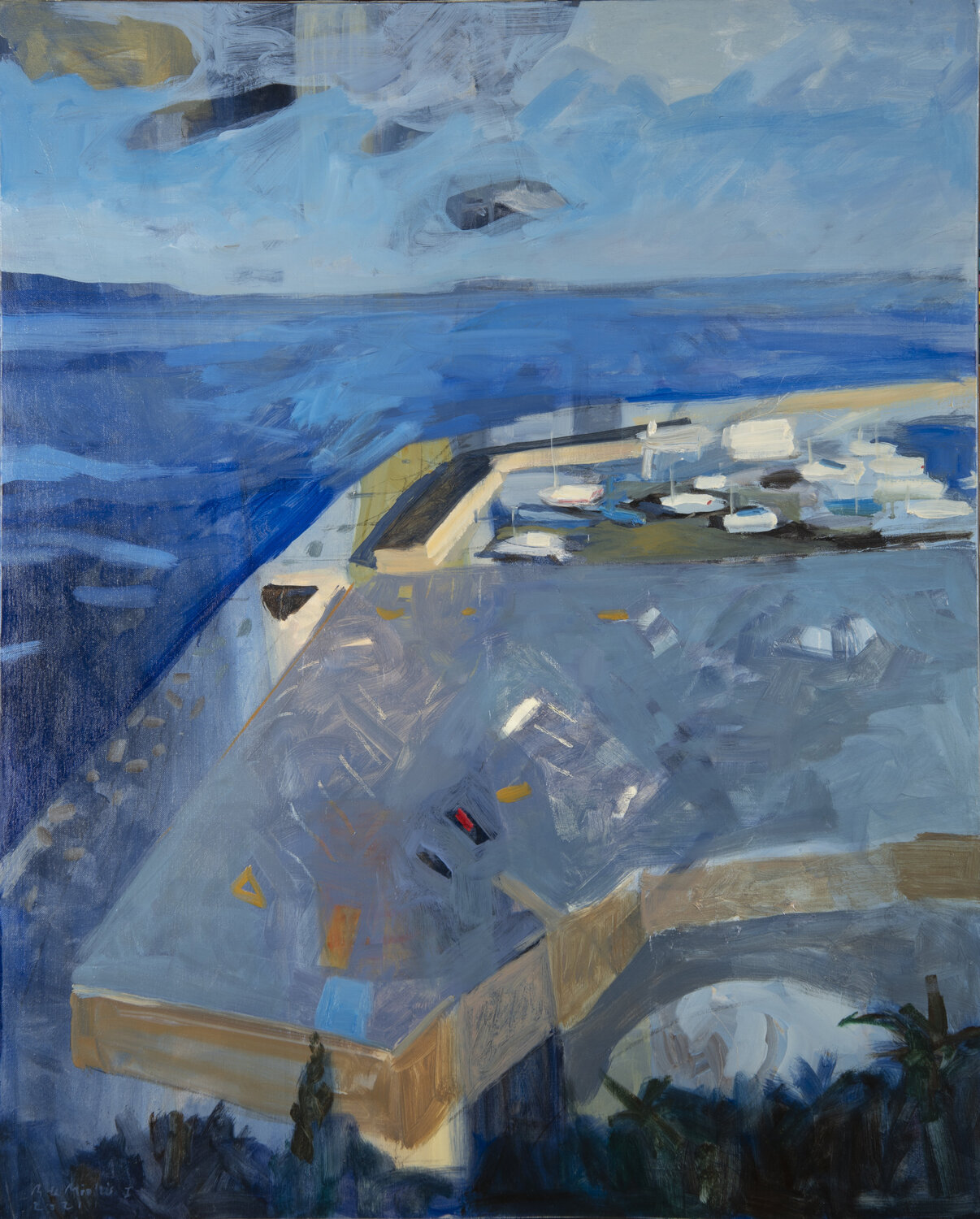 Le port Bertrand De Miollis Original painting for sale