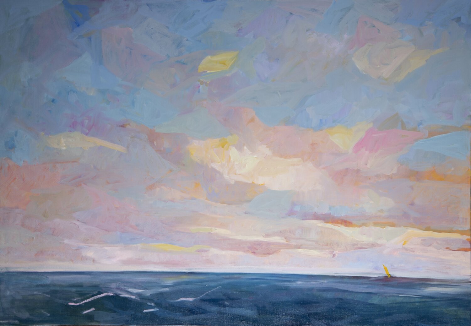 L'amour en mer Bertrand De Miollis Pintura original en venta