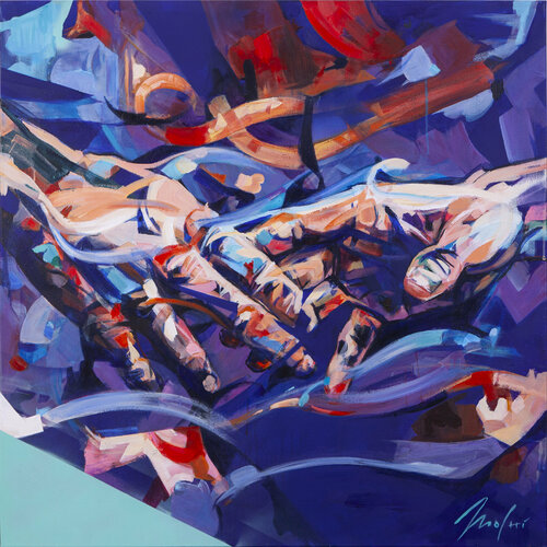 Juntos von Jordi Machí, Malerei kaufen auf Singulart