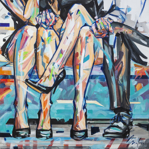 Amor² by Jordi Machí, Painting for Sale on Singulart