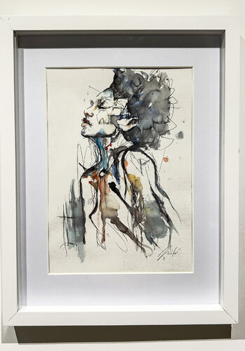 original Sketch for BLUE von Jordi Machí, Werk auf Papier kaufen auf Singulart