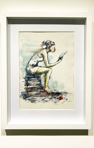 Estudio de una mujer von Jordi Machí, Werk auf Papier kaufen auf Singulart