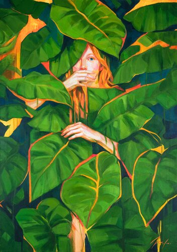 Secret garden von Jordi Machí, Malerei kaufen auf Singulart