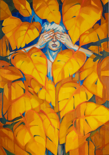 Fall Whisper von Jordi Machí, Malerei kaufen auf Singulart