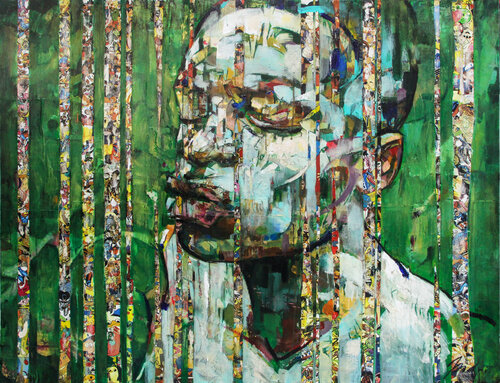 Green Dreams van Jordi Machí, Schilderij te koop op Singulart