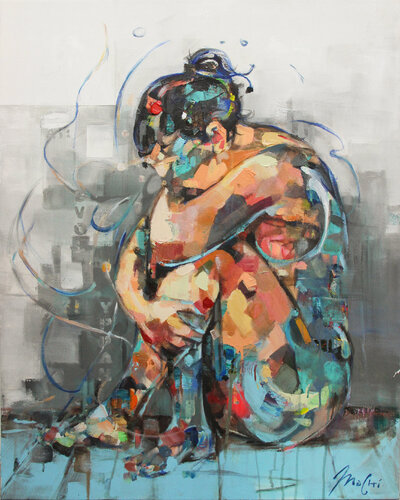 Self-protection II van Jordi Machí, Schilderij te koop op Singulart