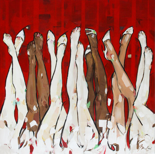 Legs & Heels van Jordi Machí, Schilderij te koop op Singulart
