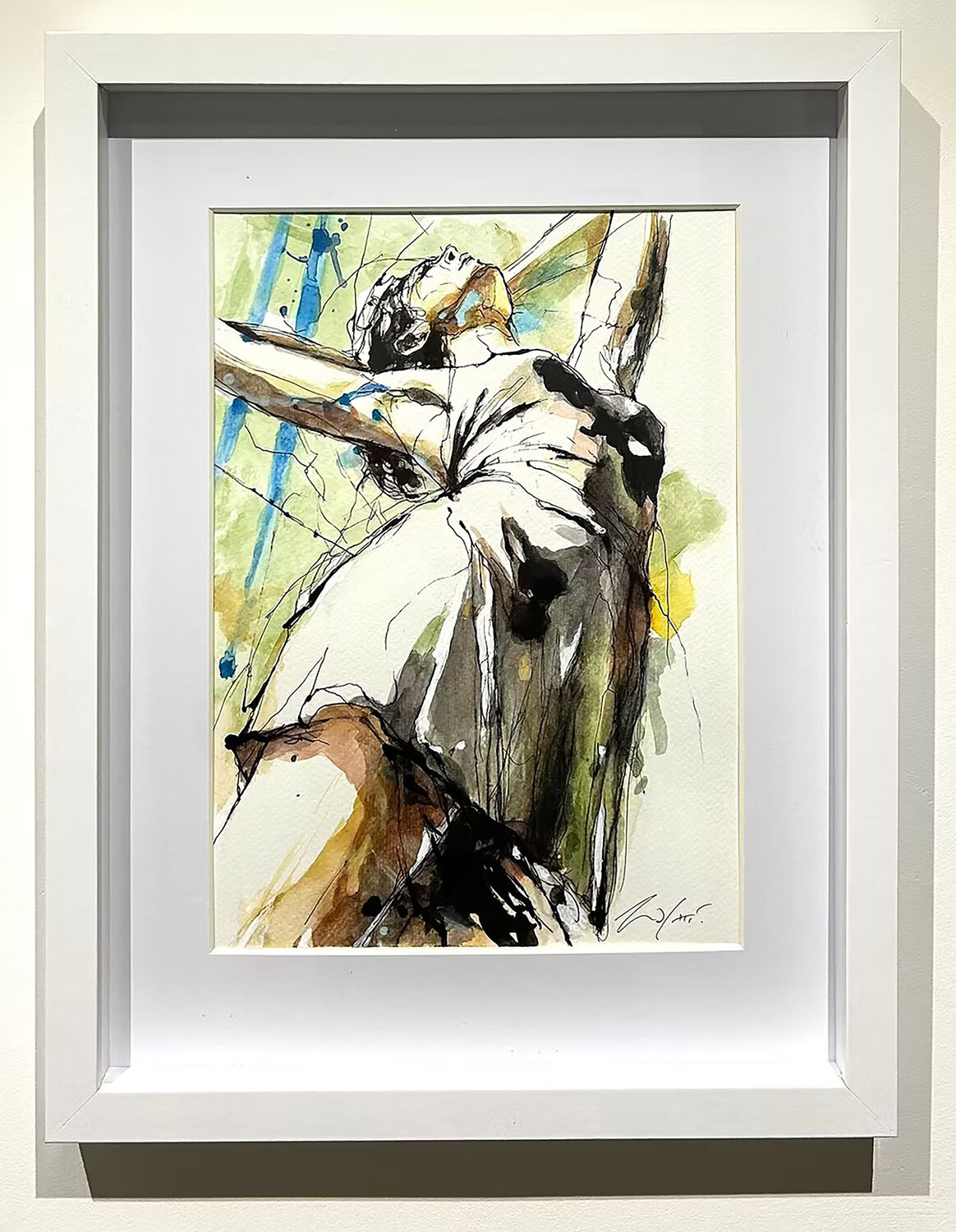 Body in Surrender Jordi Machí Work on Paper for sale