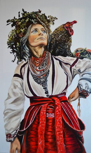 Victorious Ukraine par Valeria Radzievska, Peinture en vente sur Singulart