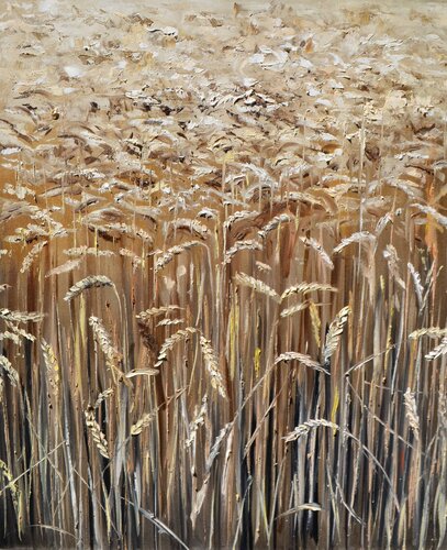 Golden Wheat von Valeria Radzievska, Malerei kaufen auf Singulart