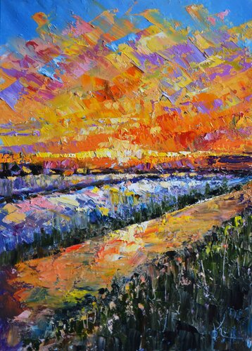 First Evening of Spring de Valeria Radzievska, Pintura a la venta en Singulart