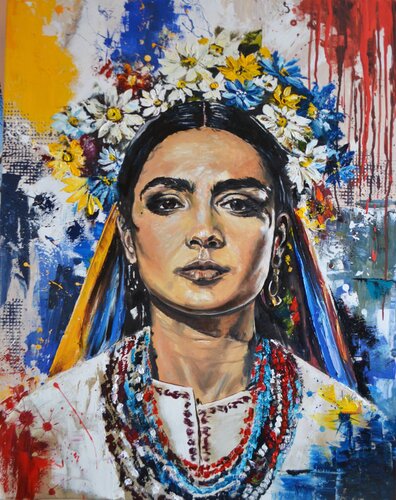 Unbroken van Valeria Radzievska, Schilderij te koop op Singulart