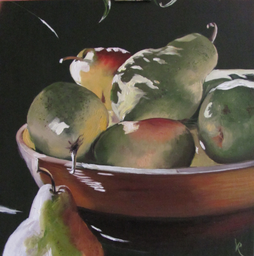 Pears by Valeria Radzievska, Painting for Sale on Singulart