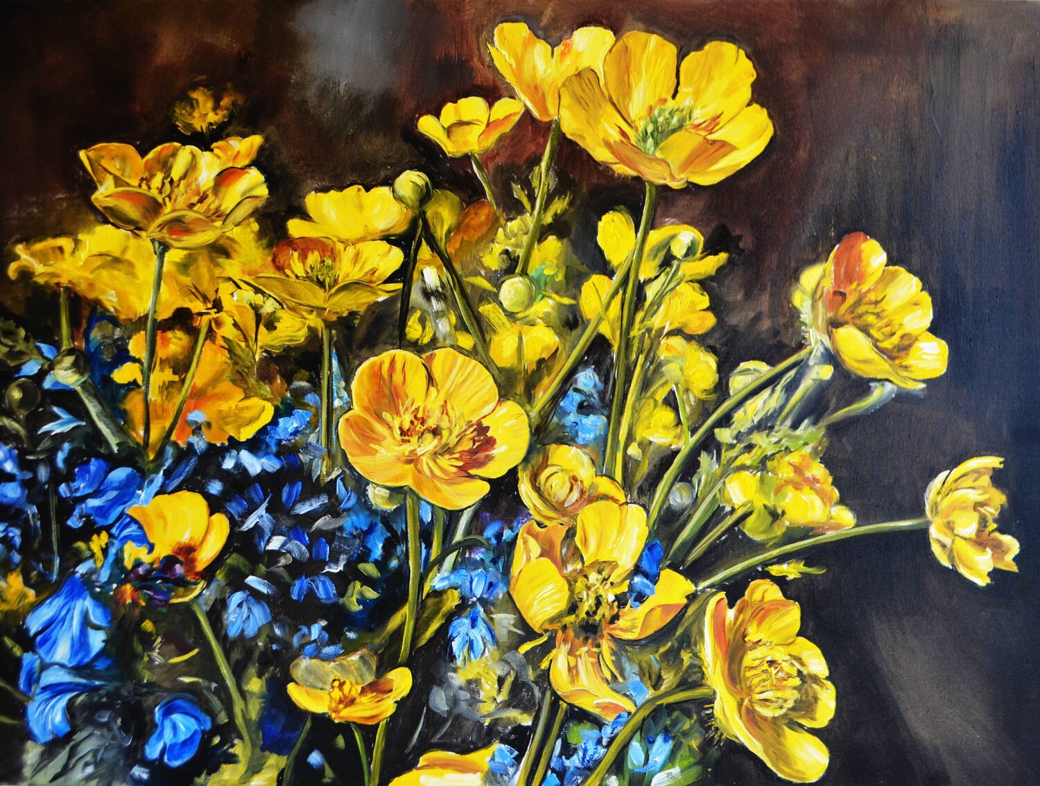 Buttercup Flowers Valeria Radzievska