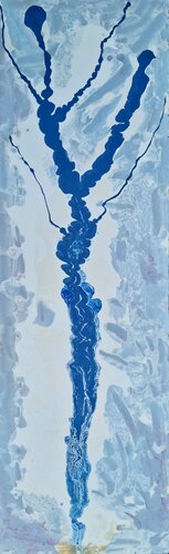 RECO Blue Tree of Life par Ted Barr, Peinture en vente sur Singulart