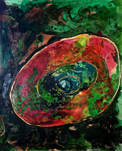 The Cartwheel Galaxy von Ted Barr, Malerei kaufen auf Singulart