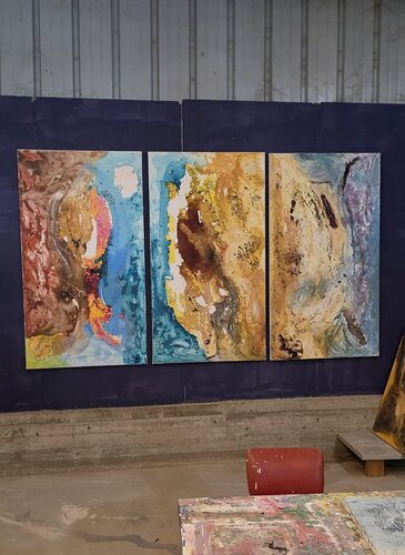 C Trio van Ted Barr, Schilderij te koop op Singulart