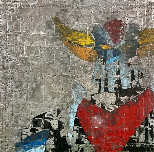 WHERE ARE MY HEROES N°2 de Lele De bonis, Pintura a la venta en Singulart