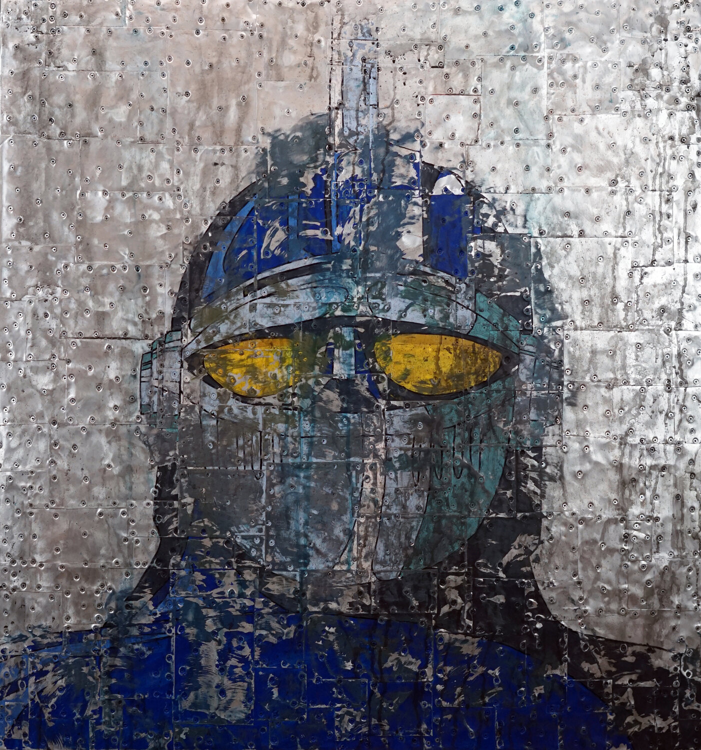 WHERE ARE MY HEROES N°6 Lele De bonis Pintura original en venta