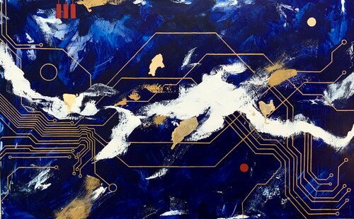Les chemins croisés van Natacha Ivaldi, Schilderij te koop op Singulart