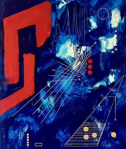 The fountain van Natacha Ivaldi, Schilderij te koop op Singulart