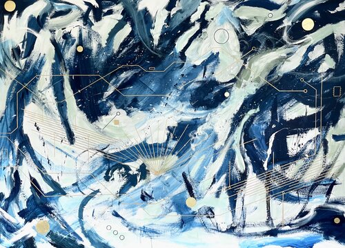 The birth of the wind van Natacha Ivaldi, Schilderij te koop op Singulart