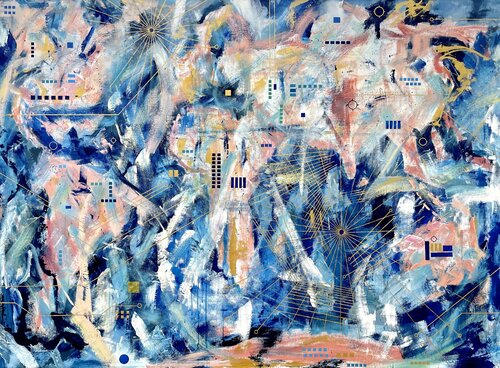 Virtuosité d’un monde virtuel van Natacha Ivaldi, Schilderij te koop op Singulart