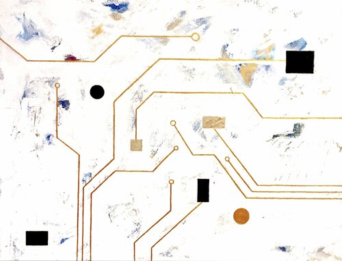Mémoire de la terre (France) di Natacha Ivaldi, Pittura in vendita su Singulart
