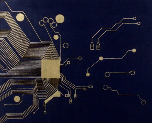 Shinka (Évolution) di Natacha Ivaldi, Pittura in vendita su Singulart