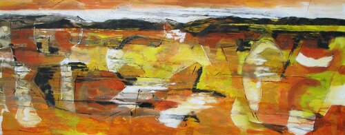 "Jackson VI" (Hommage à  Jackson Pollock) van Barbara Piatti, Schilderij te koop op Singulart