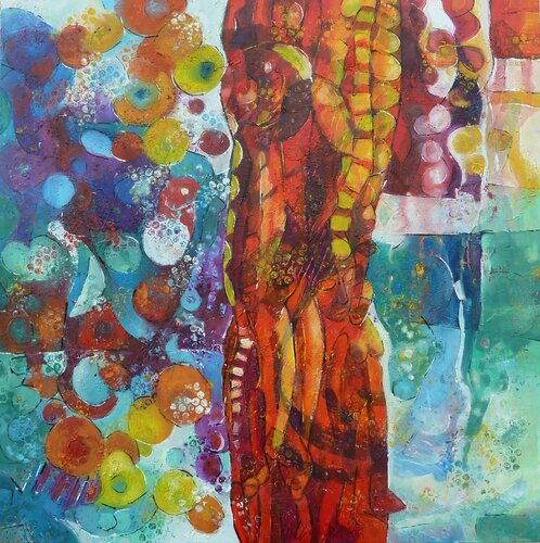 "BubbleTotem" di Barbara Piatti, Pittura in vendita su Singulart