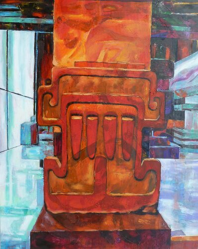 "Boite à musique" Mexique by Barbara Piatti, 회화 for Sale on Singulart
