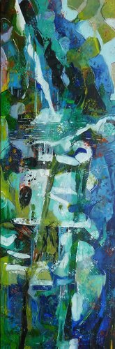 "Carreaux cassés" by Barbara Piatti, 회화 for Sale on Singulart